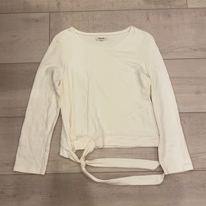 Madewell cream colored light weight sweater